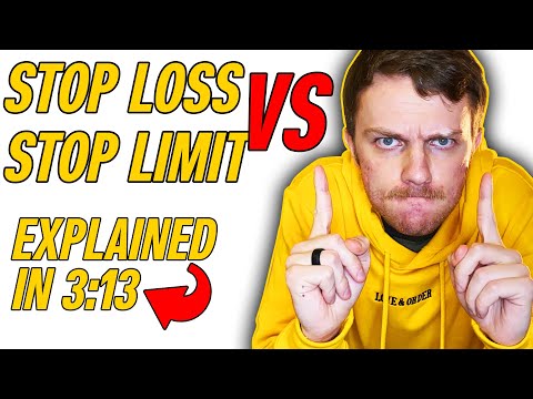 STOP LOSS VS STOP LIMIT ORDER DIFFERENCES. Straight to the Point #STTP #59