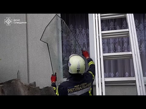 Häuser zerstört und Dutzende Verletzte bei russischem Drohnenangriff auf die Ukraine