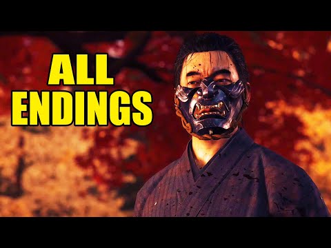 Ghost of Tsushima - Final Boss & ALL ENDINGS (Spare VS Kill) (GOT 2020)
