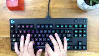 Logitech G Pro Keyboard - Sound Typing Test Logitech G Pro Keyboard - Sound Typing Test