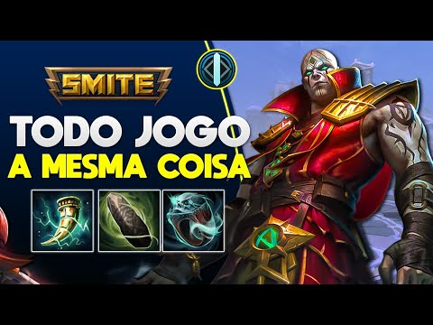 Toda partida é a MESMA COISA! 0 de sentido... CHRONOS MID - ⚡ Smite BR Ranked Conquista