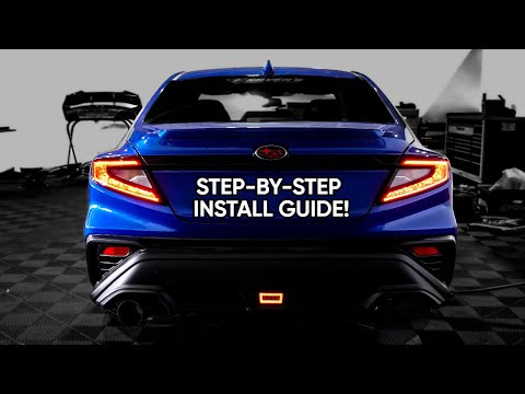 2022 WRX Rear Noble F1 Light Install