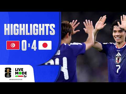 Tunísia 0-4 Japão (WC 2026)