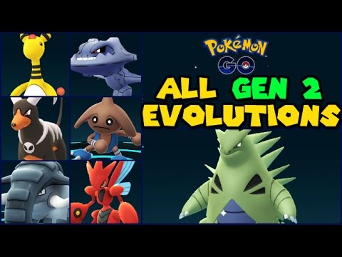 All GEN 2 Evolutions in Pokemon Go!