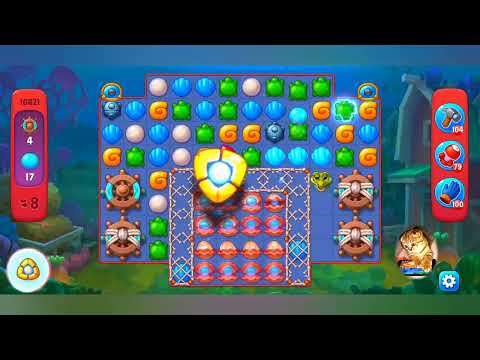 фишдом 2022  #  10821 уровень - прохождение без бустеров # Fishdom,   10821  level - no Boosters.
