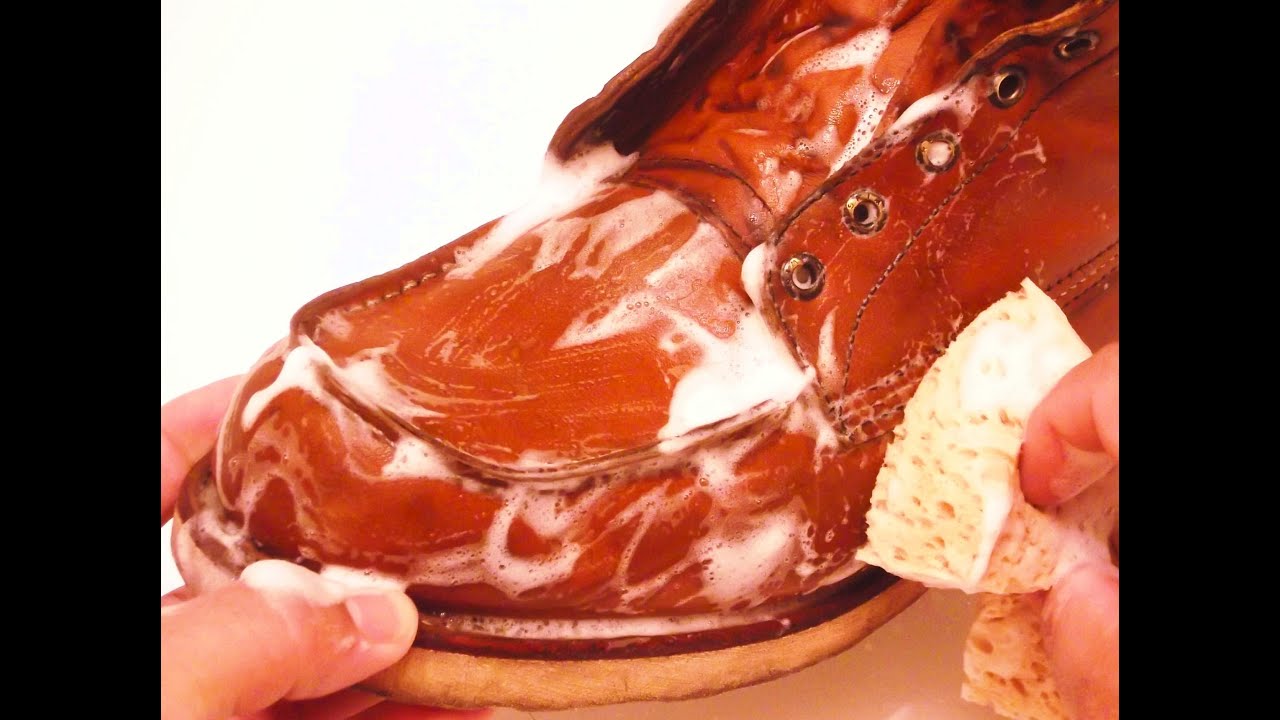 【RED WING】レッドウィング・ブーツの洗い方（ソール磨き＆レース）【058】