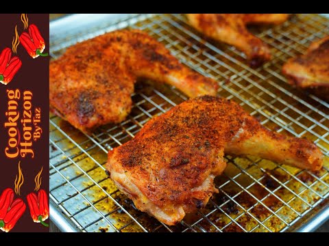 Oven Roasted Crispy Chicken Leg Quarters | Easy Time Saving Recipe For Extra Crispy Skin!