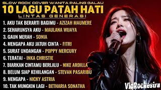 Download lagu 10 Lagu Patah Hati Lintas Generasi 💔 Slow Rock Cover Wanita Paling Galau | VioRockestra mp3