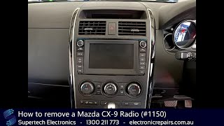 How to remove a Mazda CX-9 Radio (#1150)