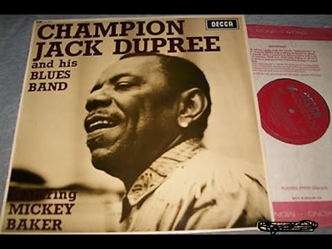 Champion Jack Dupree and His Blues Band   featuring Mickey Baker in 1967 USA, New Orleans Blues