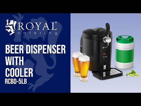 video - Dozator de bere cu răcitor - 5 L - 2 până la 12 °C
