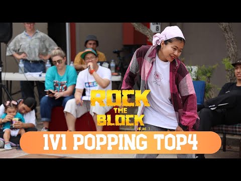 Ron vs Tripti | Top 4 | 1v1 Popping | Rock The Block Vol. 7