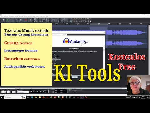 Soundeditor "Audacity" mit Wunder KI Plugin "OpenVino" ♦ KOSTENLOS FREE Deutsch