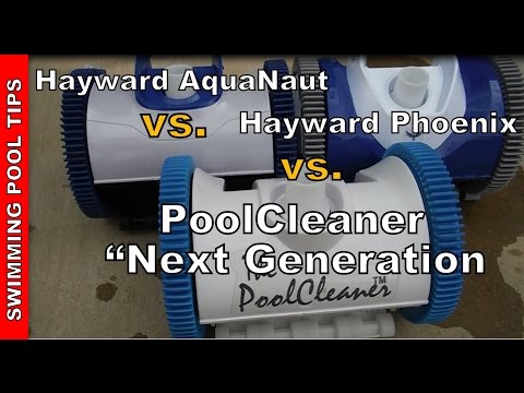 Hayward Aquanaut and  the Phoenix vs. the PoolCleaner "The Next Generation"