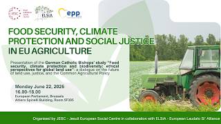 Full video: EP Event on Food Security, Climate Protection and Social J
