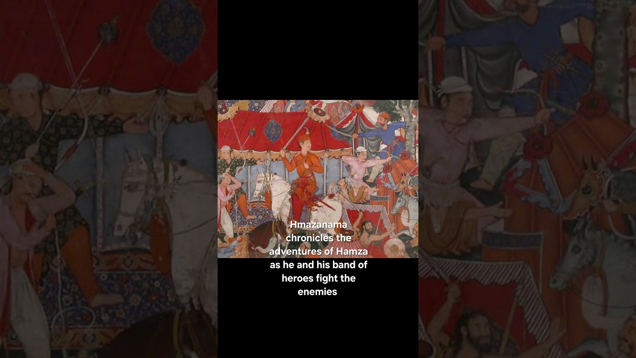 Hamzanama; Dastan e Amir Hamza #persian #art #history #viralvideo