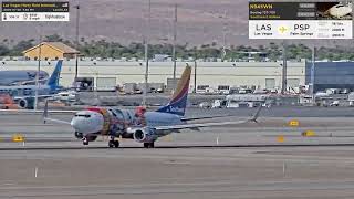 Final Arrival Of Florida One Southwest Airlines Boeing 737-700, N945WN into LAS Vegas! 🌴✈️