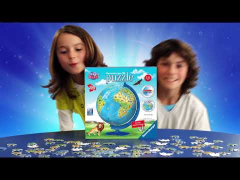 Ravensburger "3D" Dėlionė 180 vnt. - Gaublys video