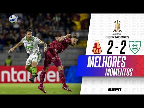 LIBERTADORES: AMÉRICA-MG ABRE 2 A 0 CONTRA O TOLIMA, SOFRE O EMPATE E ESTÁ ELIMINADO
