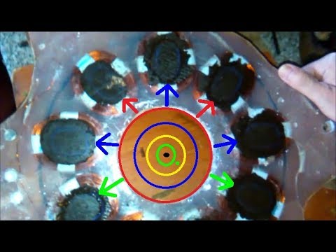 Making Ferromagnetic Cores on The Stator of The 3 Phase Generator - Free Energy Generator Video