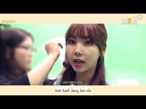 [Vietsub] [Making MV + Chemistry test] SanE & Raina -  Sugar and me{Playgirlz Team @360kpop}