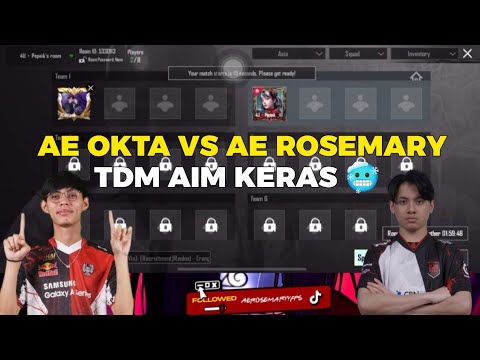 TDM 🔥 AE Rosemary vs AE Okta 🥶 PUBG Mobile