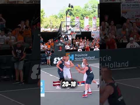 One of the greatest rivalries  Rewatch the last minute of Latvia🇱🇻🆚🇷🇸Serbia at the #3x3WC 2019