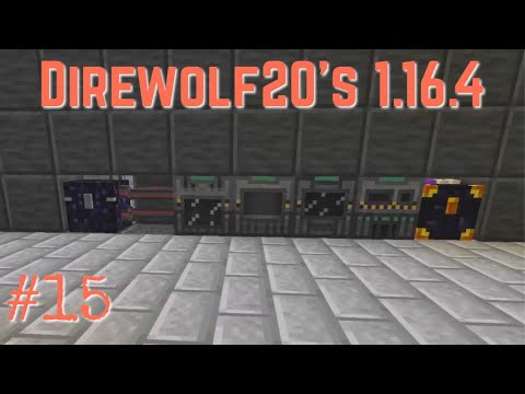 Direwolf20 1.16 Ep 15 - Ore Tripling & Powah Upgrades