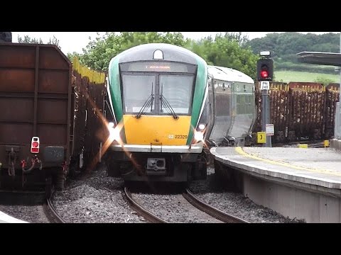 IE 22000 Class Intercity Train number 22329 - Portarlington Station, Laois