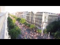Magyarország - Portugália, 2016 EB - Meccs utáni ünneplés a körúton