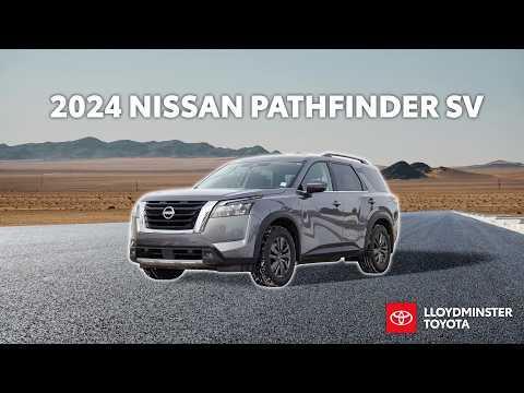 2024 Nissan Pathfinder SV 4WD in Silver for sale at Lloydminster Toyota in Lloydminster, AB