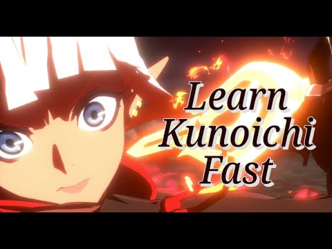 Learn Kunoichi in 4 Minutes - DNF Duel Guide (Combos, Safe-Jumps, Mixups)