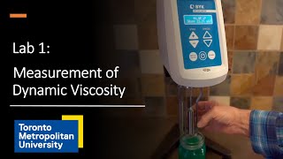 Fluid Mechanics Lab 1: Measurement of Dynamic Viscosity