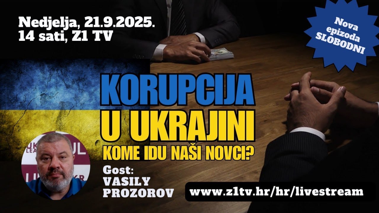 SLOBODNI podcast #123 Vasily Prozorov-U Ukrajini je velika korupcija