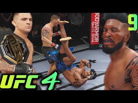 UFC 4 Career Mode #9: Championship Fight! Insane Rolling Thunder Kick! UFC 4 Career Mode Gameplay