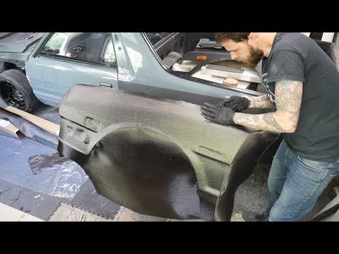 Carbon fibre skinning!