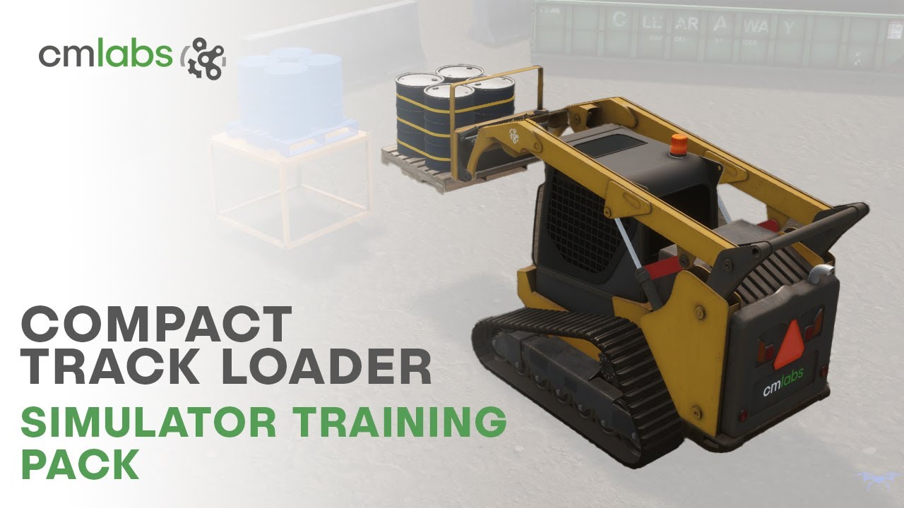 Compact Track Loader Simulator Training Pack | CM Labs Simulation