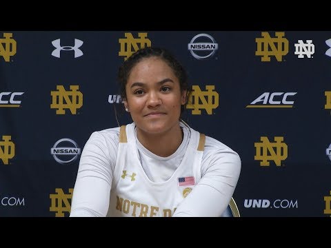 @ndwbb | Post-Game Press Conference vs. DePaul (2019)