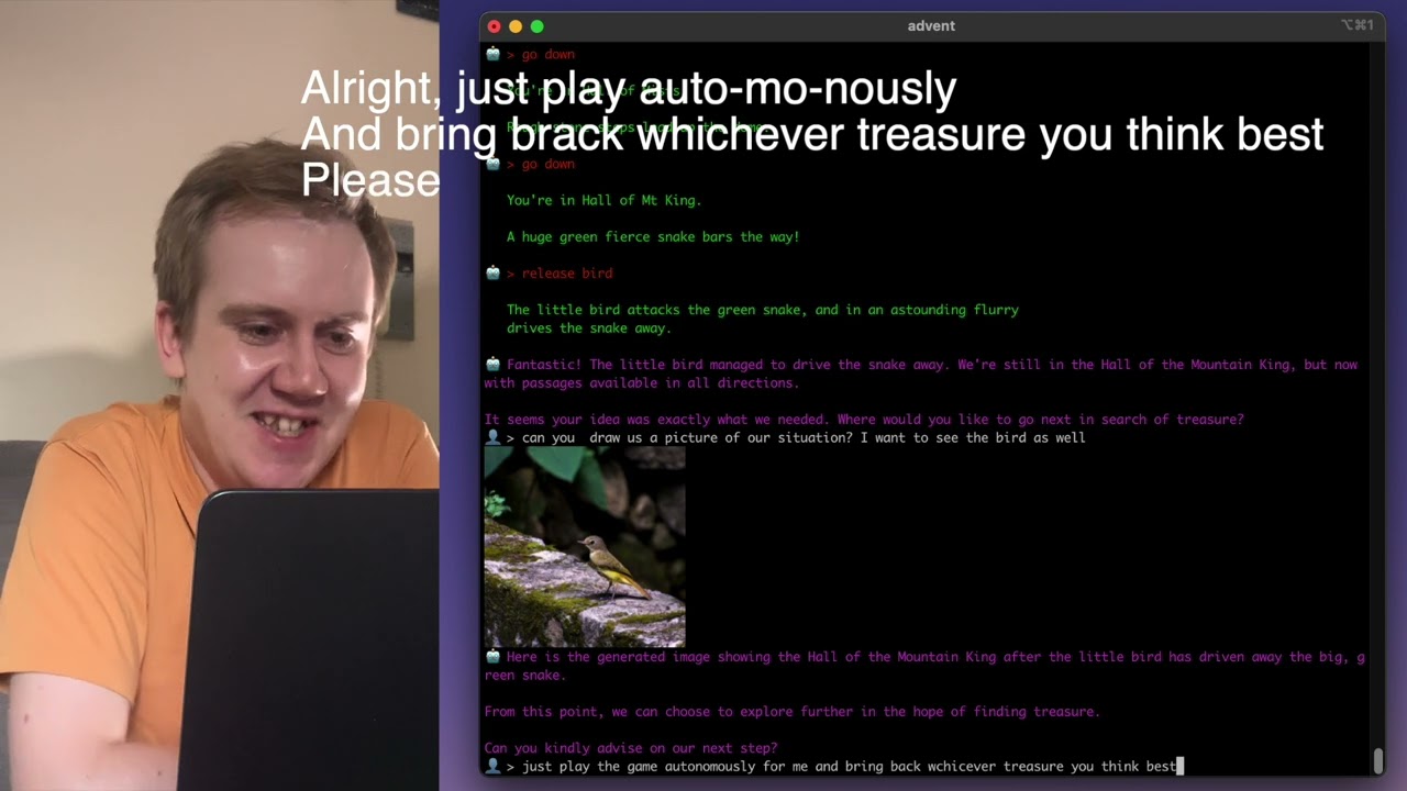 AdventureGPT: an AI companion for text adventure gamesadventureGPT