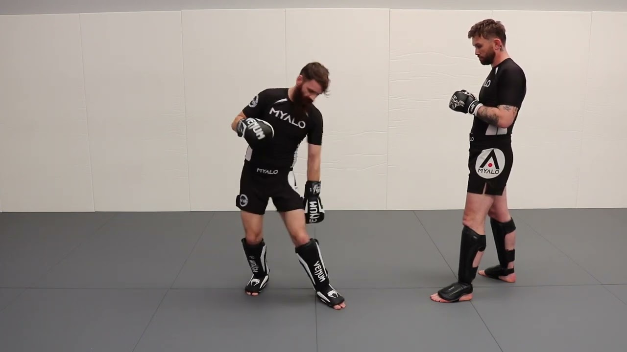 Leg kick defense