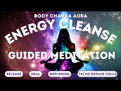 Daily Energy Cleansing Guided Meditation | Full Body, Chakra & Aura Cleanse | 741 Hz Cell Repair