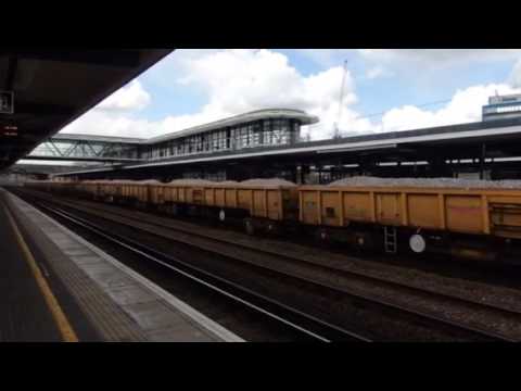 Class 66725 through Ashford.