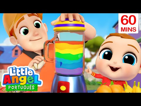 Joãozinho Adora Suquinhos Coloridos! 🌈 | 🍹 Canal do Joãozinho - Little Angel Português