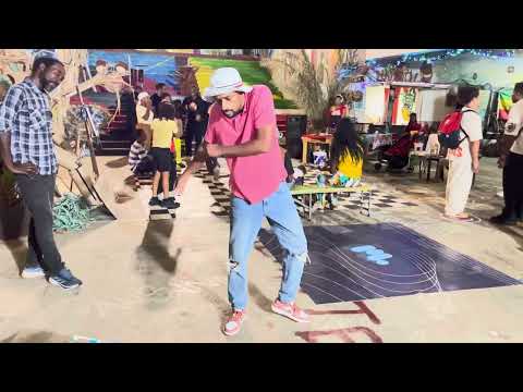 Snoop popping echange avec Nicoss aux centre des arts Maryse condé lors du Hip-hop o CAC 2025