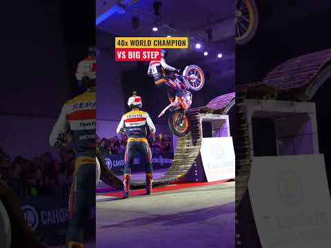 EVEN TONI BOU CAN'T MAKE IT! 😳 #trialindoor #xtrial #motorsport #trial #moto