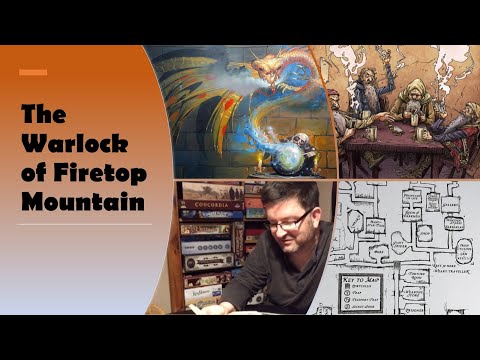 The Warlock of Firetop Mountain - Fighting Fantasy gamebook - YouTube