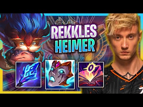 REKKLES IS READY TO PLAY HEIMERDINGER! | FNC Rekkles Plays Heimerdinger Support vs Nautilus!