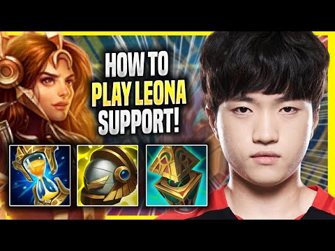 LEARN HOW TO PLAY LEONA SUPPORT LIKE A PRO! - T1 Keria Plays Leona SUPPORT vs Janna! | Season 2022