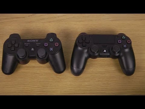 Sony PlayStation 4 Dual Shock 4 Controller vs. Dual Shock 3 Controller - Comparison Review