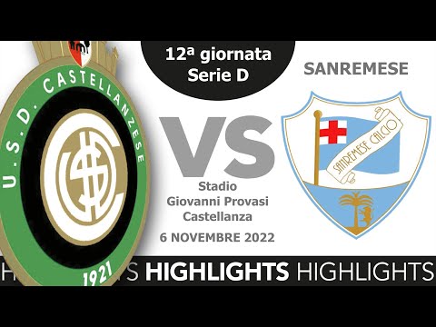 HIGHLIGHTS | Castellanzese 4 - 4 Sanremese | Serie D 2022-23 | Dodicesima giornata